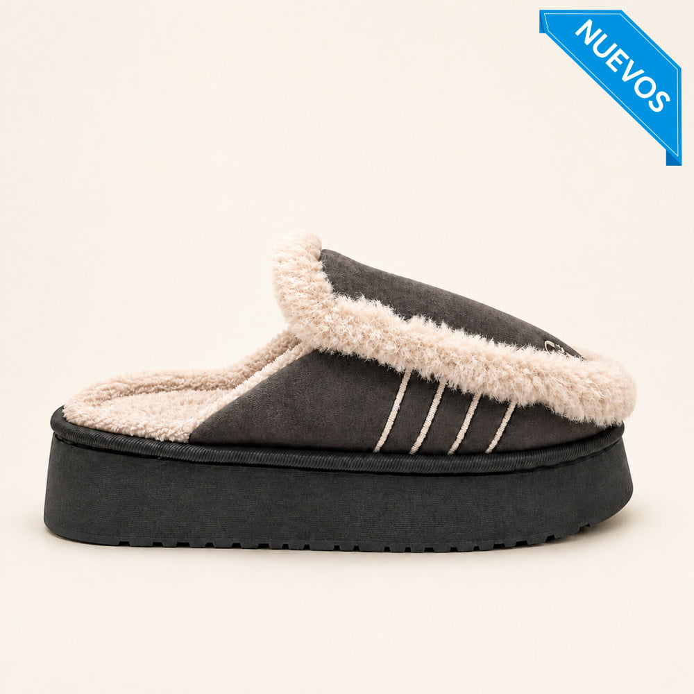 Pantufla Fantasía Home Grey - Pantuflas