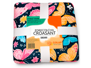 Edrecolcha Croasant Sobrecamero Mariposas