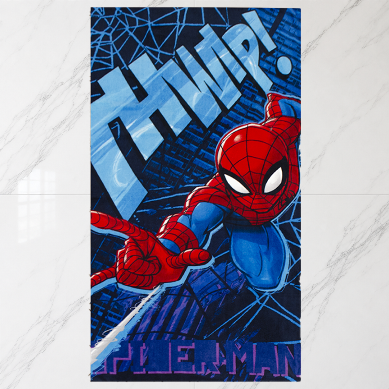 Toalla Medio Baño Hilasal Spiderman TH