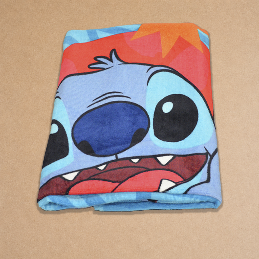 TOALLA 1/2 BAÑO STITCH WELCOME