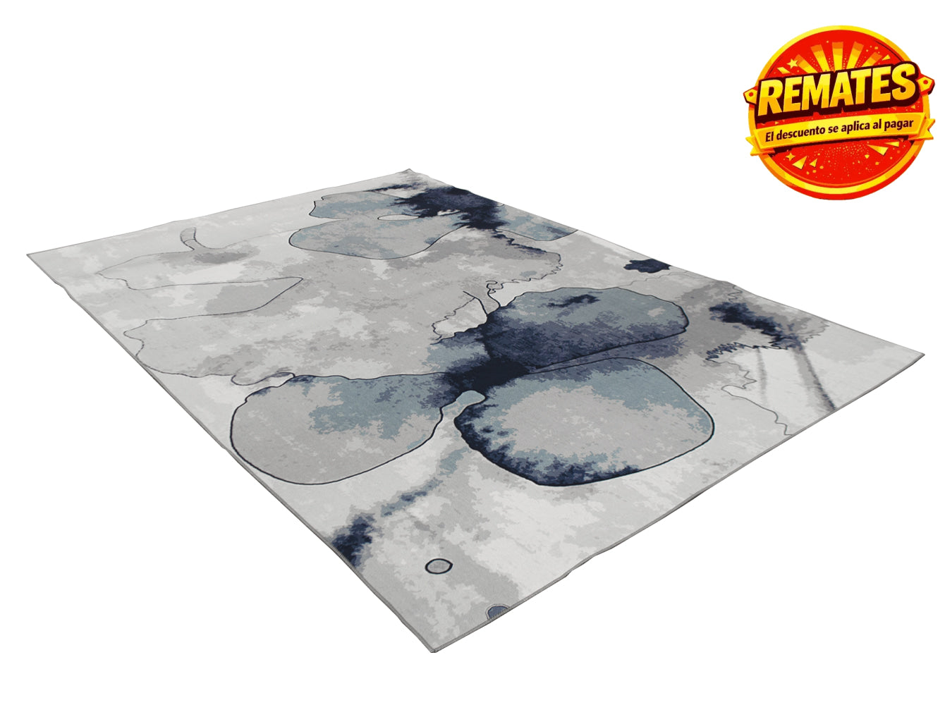 Tapete Decorativo Flor Beige Tapete