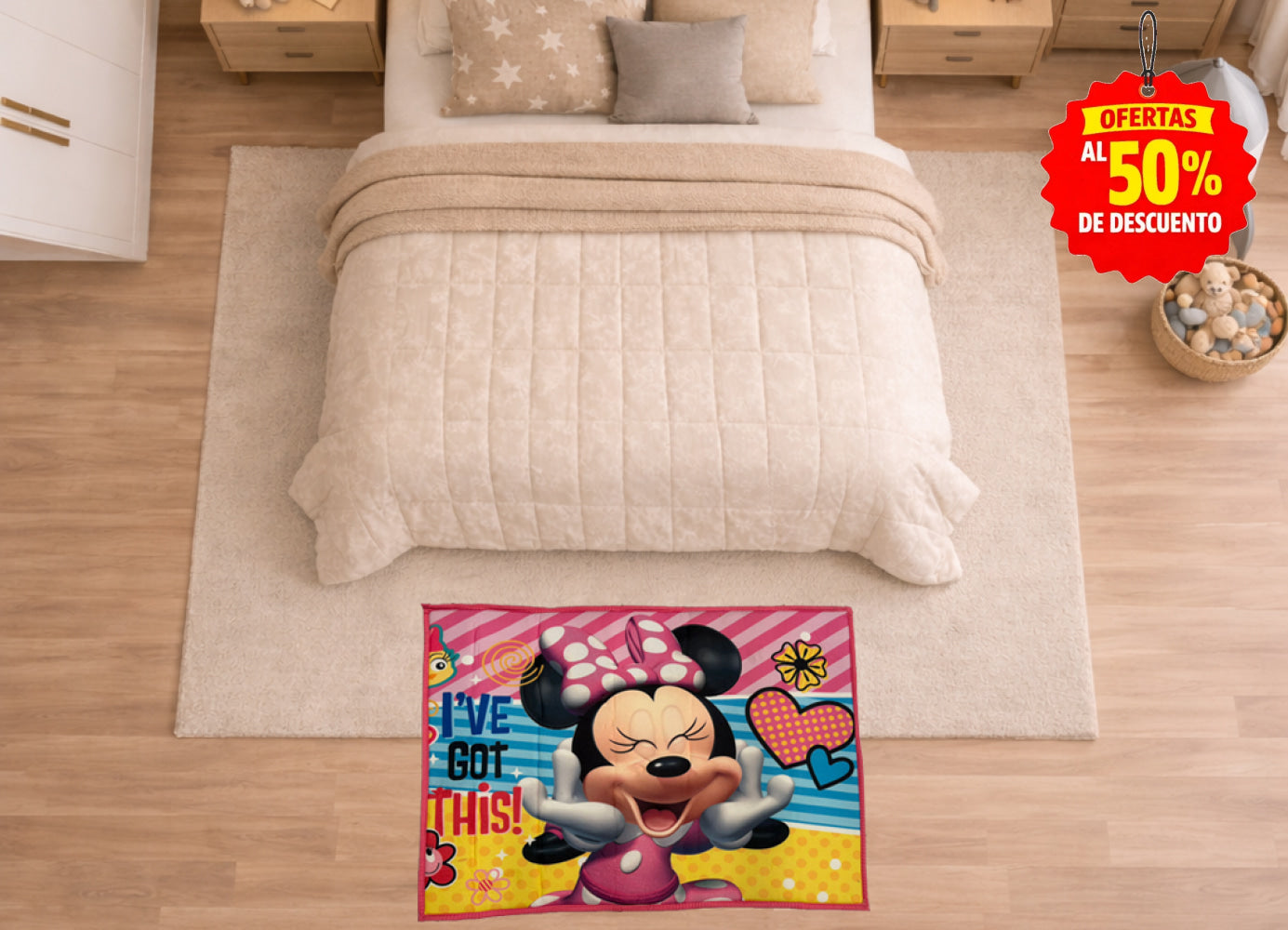 TAPETE Disney Minnie Tapetes