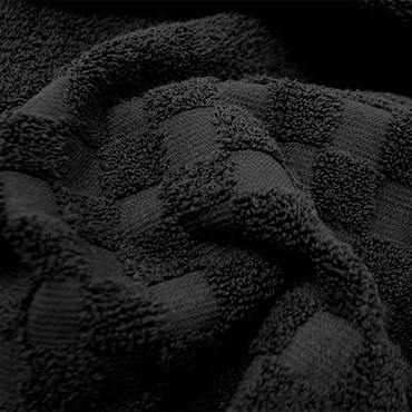 Toalla Medio Baño Lehotel Negro