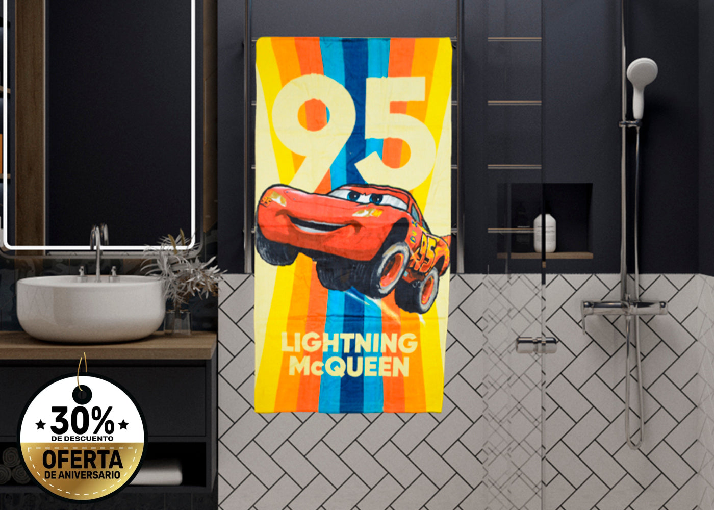 Toalla Colap Disney Cars Retro TOALLA