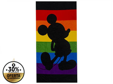 Toalla Medio Baño Disney Mickey Rainbow TOALLA
