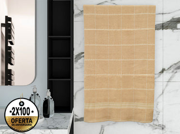 Toalla Medio Baño Leslie Beige Toallas