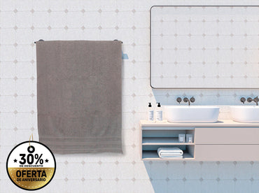 Toalla Pachona Baño Completo Gris Toallas