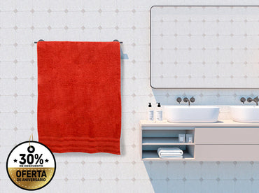 Toalla Pachona Baño Completo Terracota Toallas