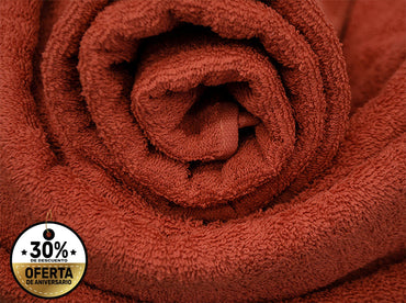 Toalla Pachona Baño Completo Terracota Toallas