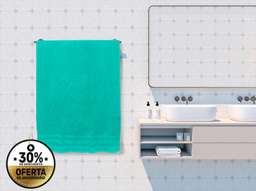 Toalla Pachona Baño Completo Turquesa Toallas