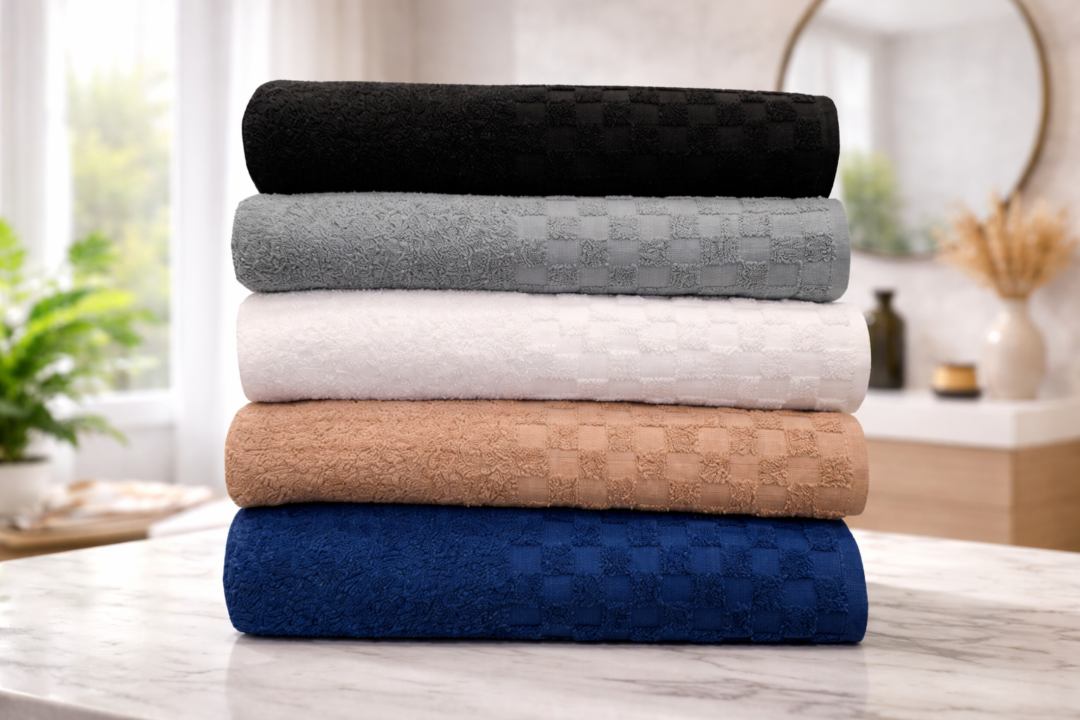 Toalla Baño Completo Lehotel Negro