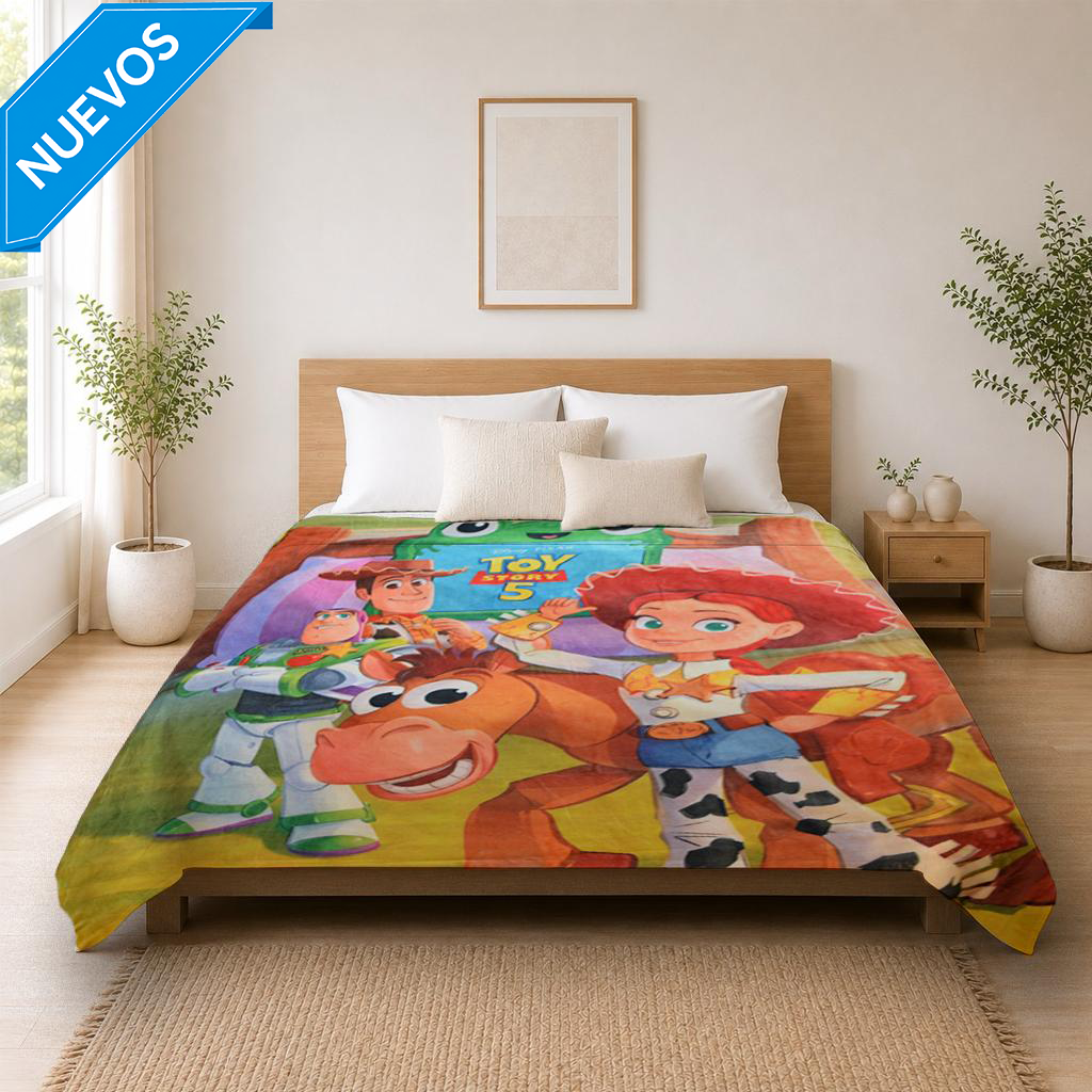 Cobertor Rachel Silk Matrimonial Toy Story 5