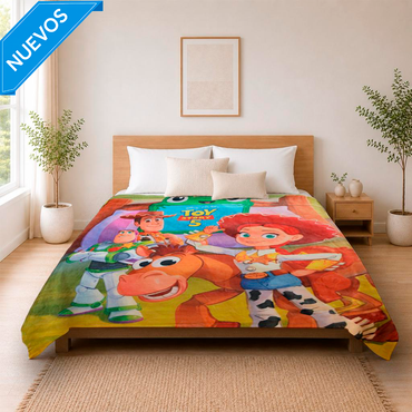 Cobertor Rachel Silk Matrimonial Toy Story 5