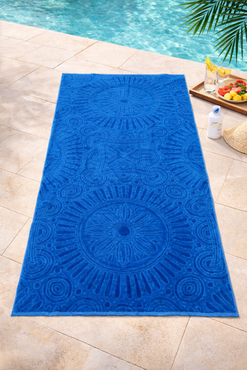 Toalla Tulum Playera Azul Marino