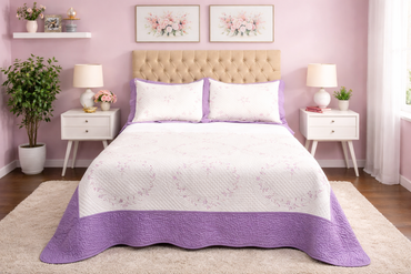 Colcha Matrimonial Buti Yanni Pink