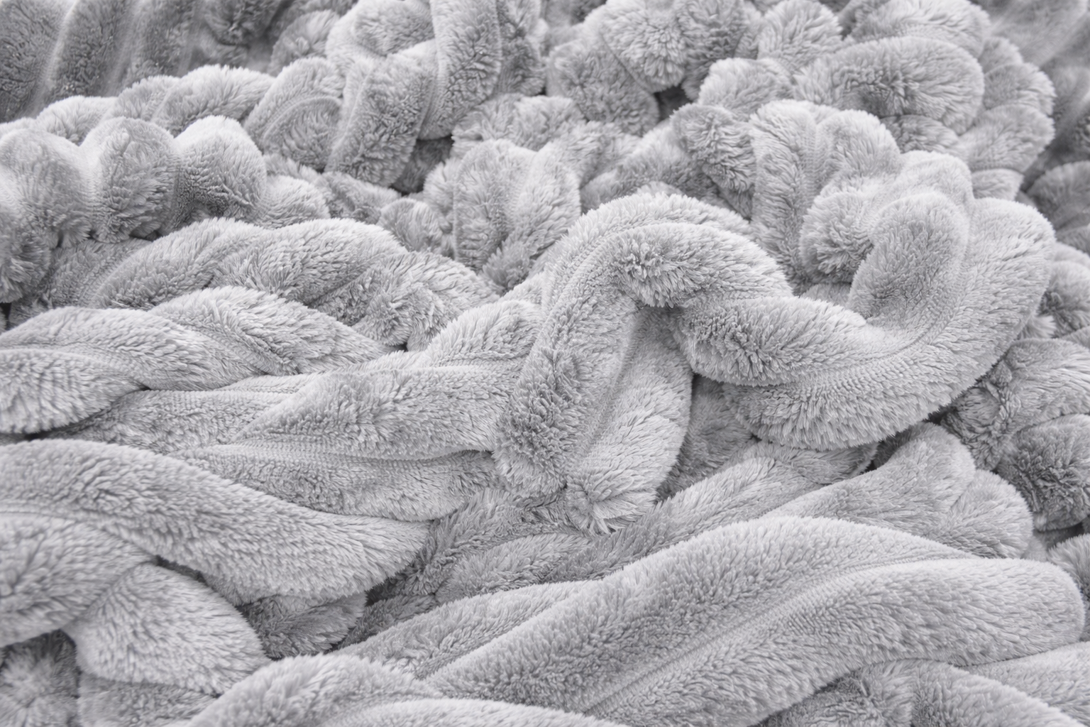 Cobertor Zanjas Matrimonial Gris