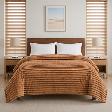 Cobertor Zanjas Matrimonial Café