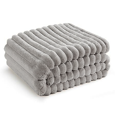 Cobertor Zanjas Matrimonial Gris