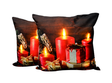 Cojín Con Luz Navideño Regalo