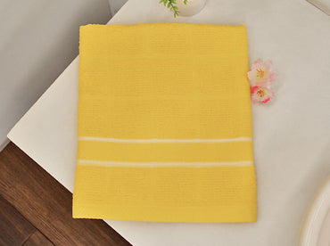 Toalla Medio Baño Domino Amarillo