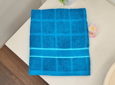 Toalla Medio Baño Domino Azul Bondi