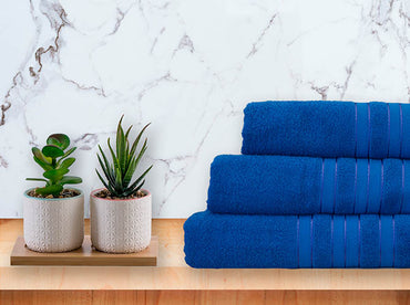 Toalla Pachona Medio Baño  Azul