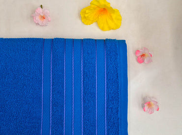 Toalla Pachona Medio Baño  Azul